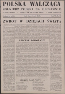Polska Walcząca - Żołnierz Polski na Obczyźnie 1945.08.18, R. 7 nr 33