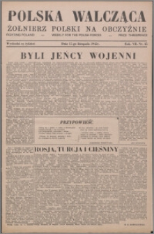 Polska Walcząca - Żołnierz Polski na Obczyźnie 1945.11.17, R. 7 nr 45