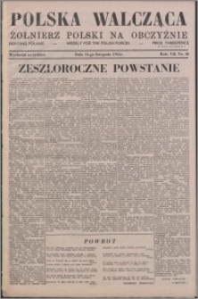 Polska Walcząca - Żołnierz Polski na Obczyźnie 1945.11.24, R. 7 nr 46