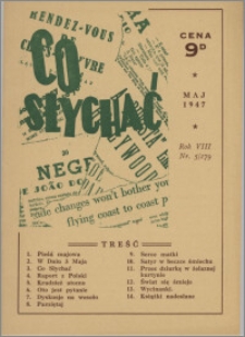 Co Słychać 1947, R. 8 nr 5 (179)