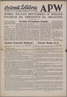 Dziennik Żołnierza APW Wydanie polowe B 1946.06.01, R. 4 nr 130