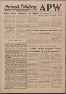 Dziennik Żołnierza APW Wydanie polowe B 1946.09.28, R. 4 nr 232