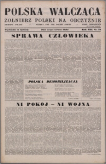 Polska Walcząca - Żołnierz Polski na Obczyźnie 1946.06.22, R. 8 nr 25