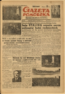 Gazeta Pomorska, 1949.12.23, R.2, nr 353