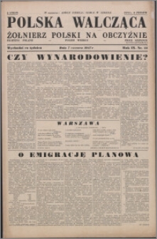 Polska Walcząca - Żołnierz Polski na Obczyźnie 1947.06.07, R. 9 nr 22