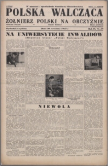 Polska Walcząca - Żołnierz Polski na Obczyźnie 1947.09.20, R. 9 nr 37