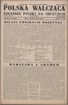 Polska Walcząca - Żołnierz Polski na Obczyźnie 1947.10.04, R. 9 nr 39