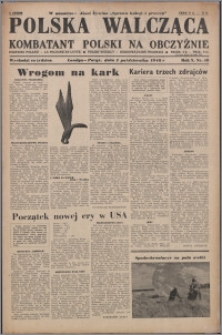 Polska Walcząca - Kombatant Polski na Obczyźnie 1948.10.02, R. 10 nr 40