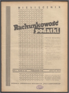 Rachunkowość - Podatki 1948, R. 2 nr 10 (16)