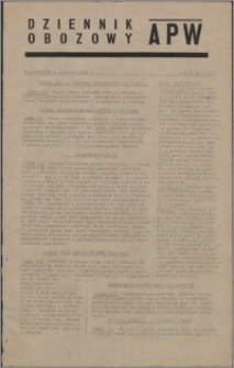 Dziennik Obozowy APW 1945.01.04, R. 2 nr 3