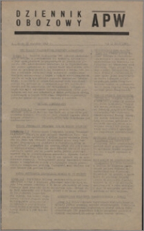 Dziennik Obozowy APW 1945.01.10, R. 2 nr 6