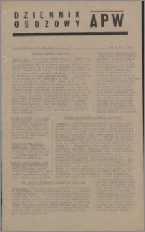 Dziennik Obozowy APW 1945.01.11, R. 2 nr 7