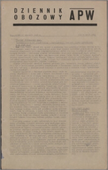 Dziennik Obozowy APW 1945.01.12, R. 2 nr 8