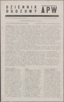 Dziennik Obozowy APW 1945.01.18, R. 2 nr 13