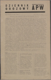 Dziennik Obozowy APW 1945.01.24, R. 2 nr 18