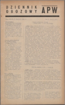 Dziennik Obozowy APW 1945.01.27, R. 2 nr 21