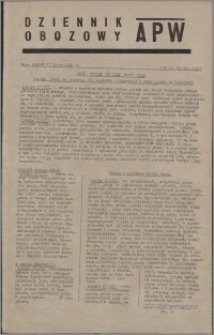 Dziennik Obozowy APW 1945.07.27, R. 2 nr 154