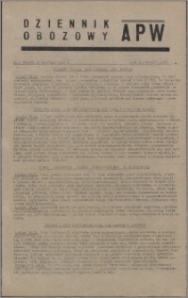 Dziennik Obozowy APW 1945.09.18, R. 2 nr 197