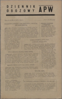 Dziennik Obozowy APW 1945.11.02, R. 2 nr 235