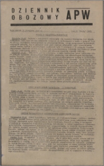 Dziennik Obozowy APW 1945.11.16, R. 2 nr 247