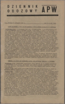 Dziennik Obozowy APW 1945.11.27, R. 2 nr 256