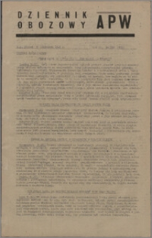Dziennik Obozowy APW 1945.11.30, R. 2 nr 259