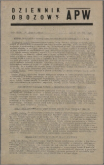 Dziennik Obozowy APW 1945.12.12, R. 2 nr 269