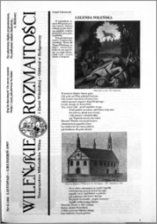 Wileńskie Rozmaitości 1997 nr 6 (44) listopad-grudzień