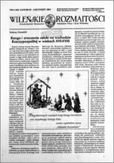 Wileńskie Rozmaitości 2001 nr 6 (68) listopad-grudzień