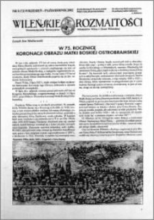 Wileńskie Rozmaitości 2002 nr 5 (73) wrzesień-październik