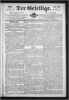 Der Gesellige : Graudenzer Zeitung 1890.07.05, Jg. 64, No. 154