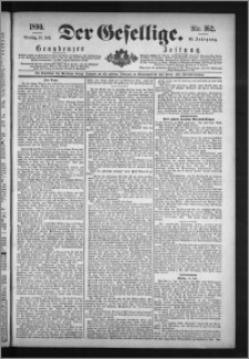 Der Gesellige : Graudenzer Zeitung 1890.07.15, Jg. 65, No. 162