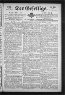 Der Gesellige : Graudenzer Zeitung 1890.07.16, Jg. 65, No. 163