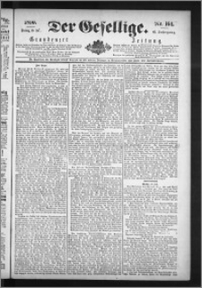 Der Gesellige : Graudenzer Zeitung 1890.07.18, Jg. 65, No. 165