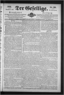 Der Gesellige : Graudenzer Zeitung 1890.07.19, Jg. 65, No. 166