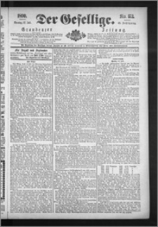Der Gesellige : Graudenzer Zeitung 1890.07.27, Jg. 65, No. 173