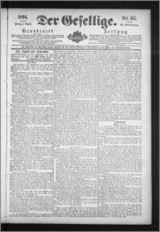 Der Gesellige : Graudenzer Zeitung 1890.08.01, Jg. 65, No. 177