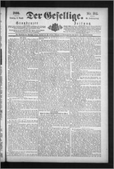 Der Gesellige : Graudenzer Zeitung 1890.08.19, Jg. 65, No. 192