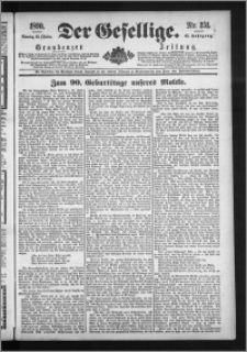 Der Gesellige : Graudenzer Zeitung 1890.10.26, Jg. 65, No. 251