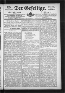 Der Gesellige : Graudenzer Zeitung 1890.10.28, Jg. 65, No. 252