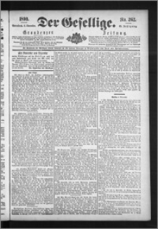 Der Gesellige : Graudenzer Zeitung 1890.11.08, Jg. 65, No. 262