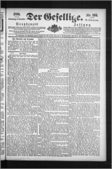 Der Gesellige : Graudenzer Zeitung 1890.11.13, Jg. 65, No. 266