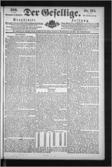Der Gesellige : Graudenzer Zeitung 1890.11.15, Jg. 65, No. 268
