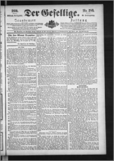 Der Gesellige : Graudenzer Zeitung 1890.12.10, Jg. 65, No. 289