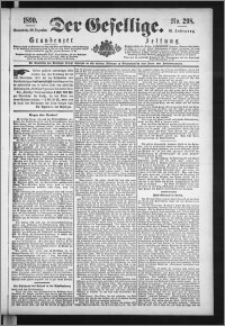 Der Gesellige : Graudenzer Zeitung 1890.12.20, Jg. 65, No. 298