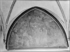 Pelplin. Bazylika katedralna Wniebowzięcia NMP. Krużganek południowy (?) Obraz „Gościnność Abrahama” (lub „Głodnych nakarmić”) (?)