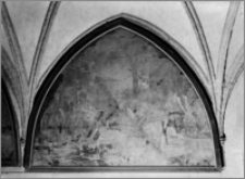 Pelplin. Bazylika katedralna Wniebowzięcia NMP. Krużganek południowy. Obraz „Lot gości aniołów” (lub „Podróżnych w dom przyjąć”)