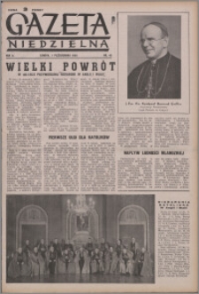 Gazeta Niedzielna 1950.10.01, R. 2 nr 40