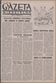 Gazeta Niedzielna 1950.10.22, R. 2 nr 43
