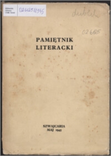 Pamiętnik Literacki 1945